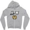 animal bad Zipper Hoodie