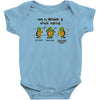become a ninja turtle Baby Bodysuit
