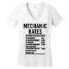 mechanic labour rates Women's V-Neck T-Shirt