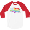 lightsaber rainbow 3/4 Sleeve Shirt