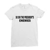 enemies Ladies Fitted T-Shirt