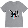 Killerbunny2007 Rainbow Overflow V-Neck Tee