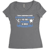 I Love Someone with Stomach Cancer to The Moon and Back to Infinity Women's Triblend Scoop T-shirt
