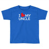 I Love My Uncle Toddler T-shirt