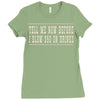 tell me now before i blow $50 on drinks Ladies Fitted T-Shirt