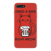 RIGHT MEOW BEER CAT iPhone 7 Plus Case