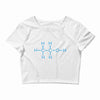 amazing alcohol molecule Crop Top