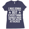 I blame the Fire Nation for my laziness Ladies Fitted T-Shirt