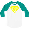 super dad 3/4 Sleeve Shirt