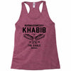 khabib the eagle Racerback Tank