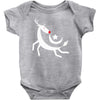 flying rudolph Baby Bodysuit