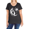 i shoot with my mind Ladies Curvy T-Shirt