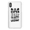 Be A Super Hero For Animals Go Vegan! iPhoneX