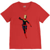 captain marvel V-Neck Tee