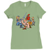 masters of the grimverse Ladies Fitted T-Shirt