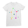 libra rainbow sign Ladies Fitted T-Shirt