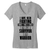 i am warrior Women's V-Neck T-Shirt