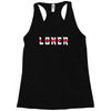 humorous loner Racerback Tank