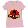 Over 9000 DBZ Vegeta Ladies Fitted T-Shirt