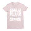made in 1978 40 years of being awesome Ladies Fitted T-Shirt