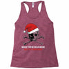 skull christmas Racerback Tank