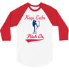 keep calm and pitch on 3/4 Sleeve Shirt