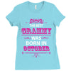 The Best Grammy Was Born In October Ladies Fitted T-Shirt