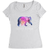 Little Dipper with Galaxy Women's Triblend Scoop T-shirt