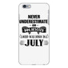 never underestimate an old man who was born in july iPhone 6/6s Plus Case