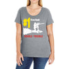 double trouble rocket ride Ladies Curvy T-Shirt