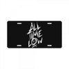 all time low graffiti License Plate