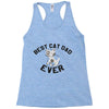 best cat dad ever Racerback Tank