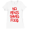 no penis shaped food Ladies Fitted T-Shirt
