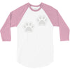 dog paws set of 2 3/4 Sleeve Shirt