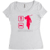 eat sleep battlefield Women's Triblend Scoop T-shirt