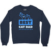 proud cat dad Crewneck Sweatshirt