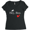 hey boo Women's Triblend Scoop T-shirt
