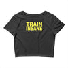 insane gym training bodybuilding workout keepfit weightlifting Crop Top