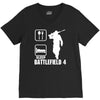 eat sleep battlefield 4, funny V-Neck Tee