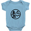 camp bold (for light) Baby Bodysuit