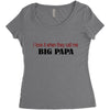 big papa Women's Triblend Scoop T-shirt