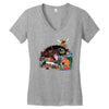 drawing some insects Women's V-Neck T-Shirt