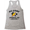 au some Racerback Tank