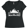 fortnite logo Women's Triblend Scoop T-shirt