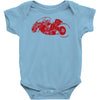 akira inspired bike motorbike Baby Onesie