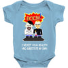 mythbusters cartoon t shirt d45 Baby Onesie