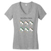 unihorn 101 Women's V-Neck T-Shirt