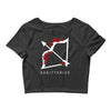 sagittarius rose Crop Top