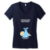 Estimated Delivery September Baby Boy Women's V-Neck T-Shirt
