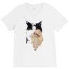 cat1 V-Neck Tee